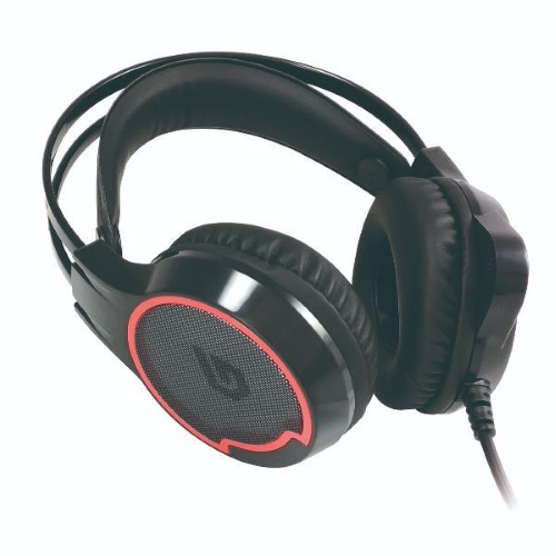 CONCEPTRONIC ATHAN01B CUFFIA GAMING USB 7.1 VIRTUAL SURROUND NERO ROSSO